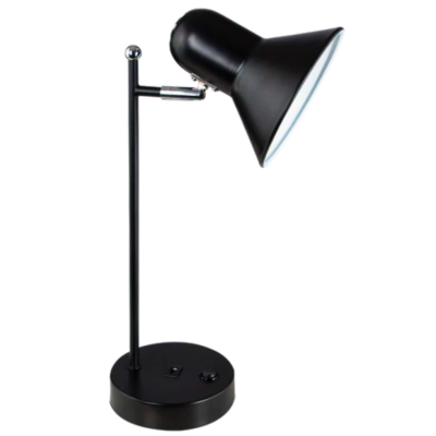 Bright Star -Metal Desk Lamp with On/Off Switch - Black - TL190