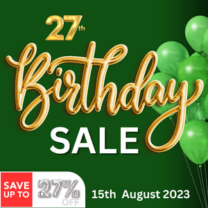Up to 27% Off - Our 27th Birthday Bargains