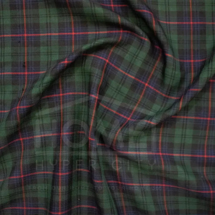 Tartan School Check Fabric — 150cm Wide