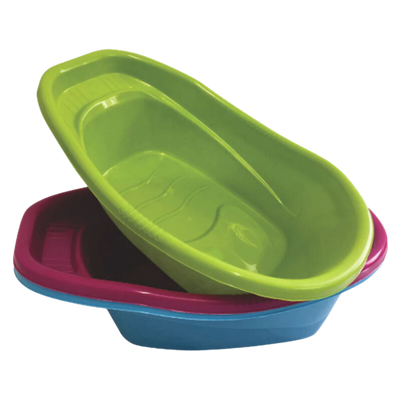 Plastic Baby Bath - Assorted Colours