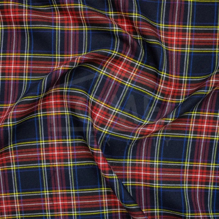 Tartan School Check Fabric — 150cm Wide