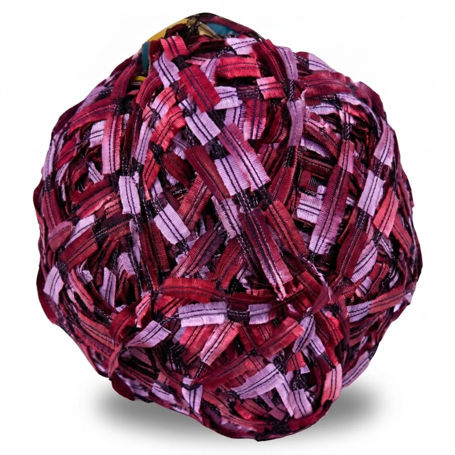 Faux Feather & Ladder Crochet Yarn — Assorted Colours