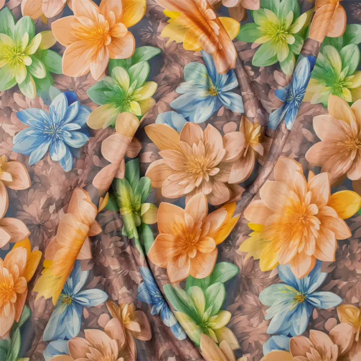 Printed Duchess Satin — 150cm Wide