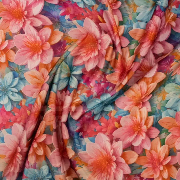 Printed Duchess Satin — 150cm Wide
