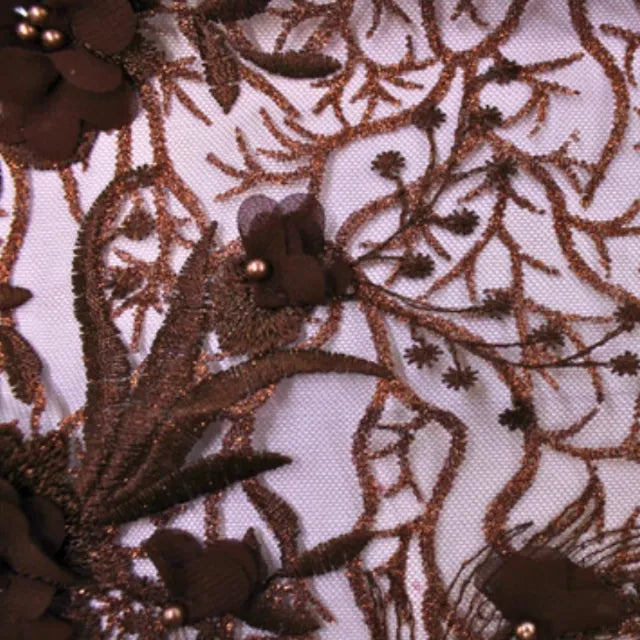 Bridal Embroidered Lace — Design BL17B