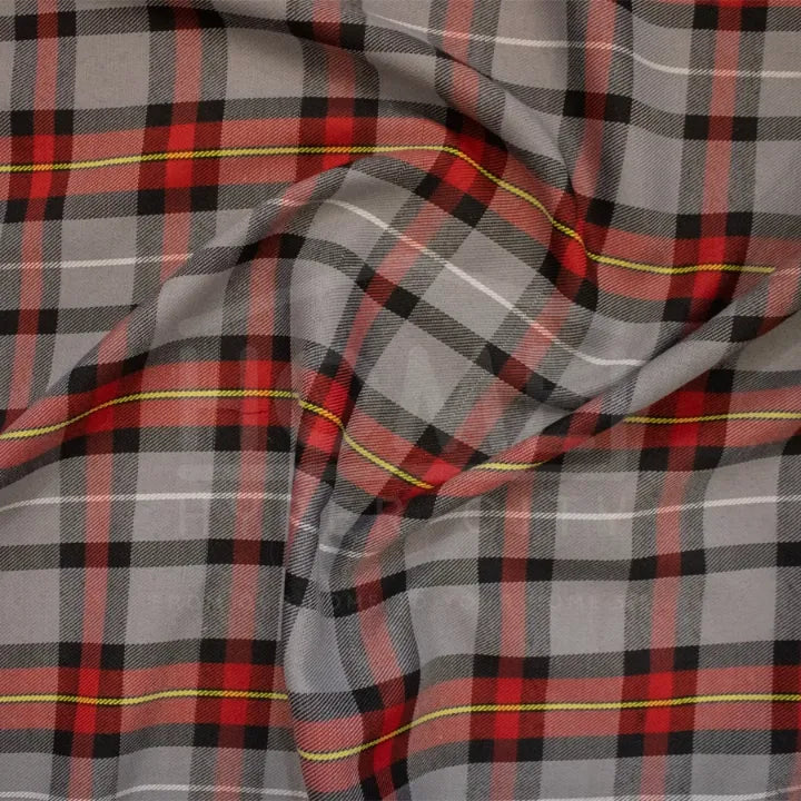 Tartan School Check Fabric — 150cm Wide