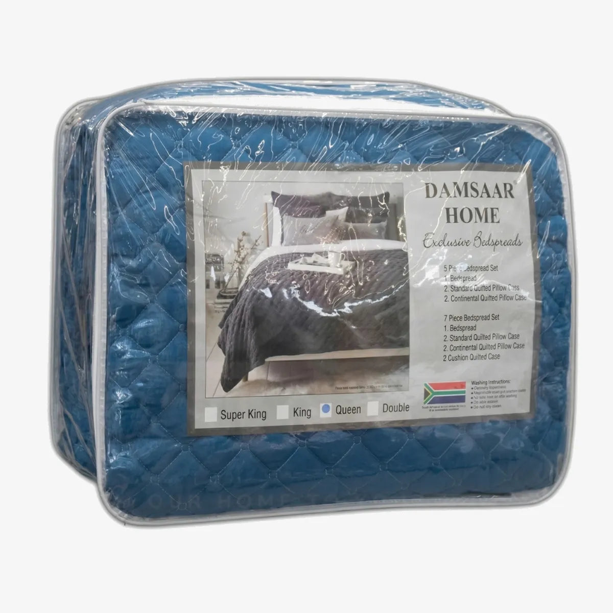 Damsaar Home Exclusive 5-Piece Quilted Bedspread Set — King