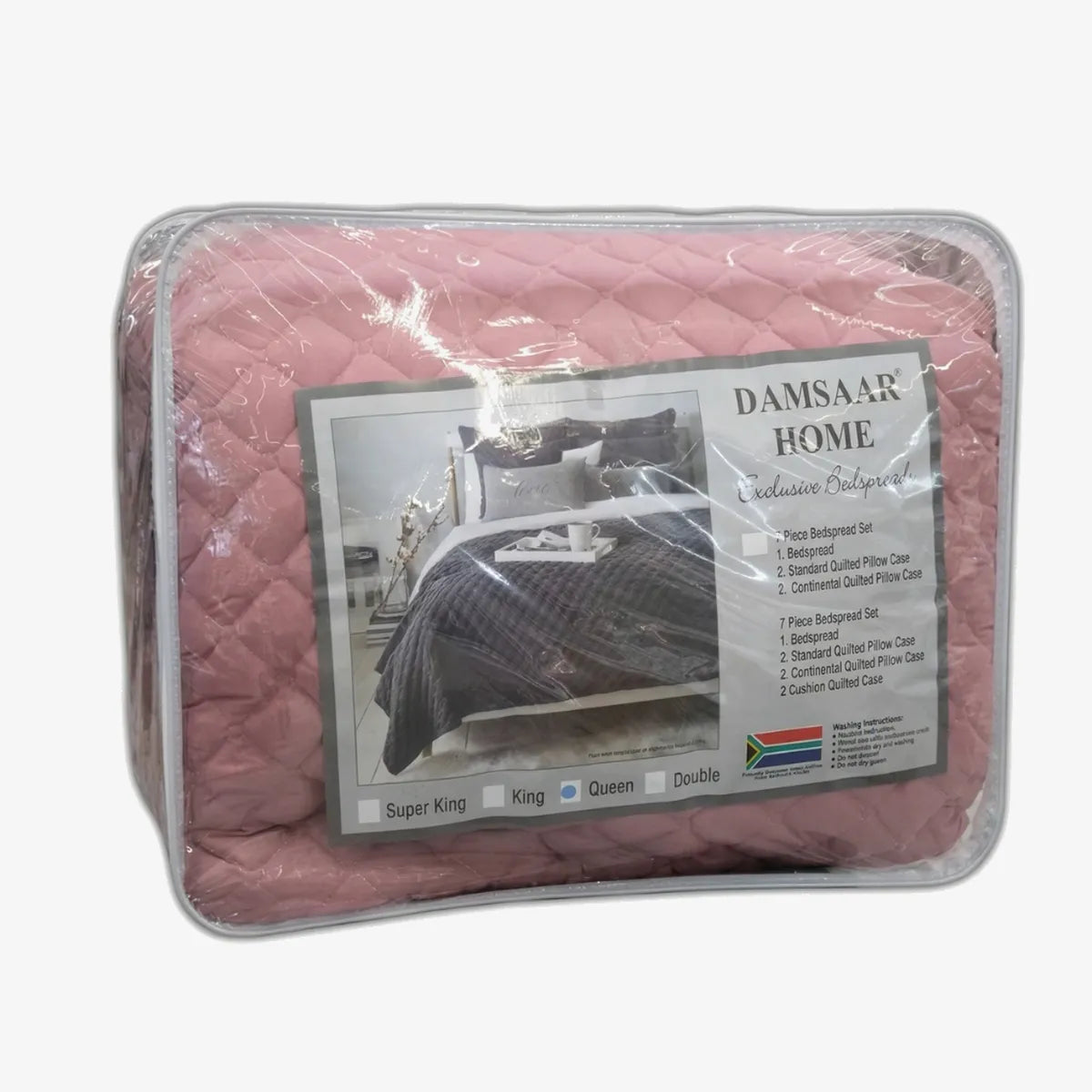 Damsaar Home Exclusive 5-Piece Quilted Bedspread Set — King
