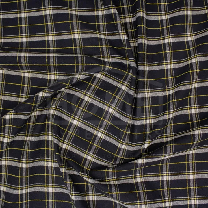 Tartan School Check Fabric — 150cm Wide