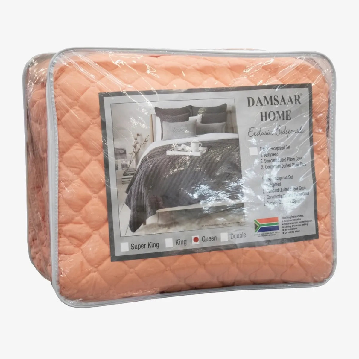 Damsaar Home Exclusive 5-Piece Quilted Bedspread Set — King