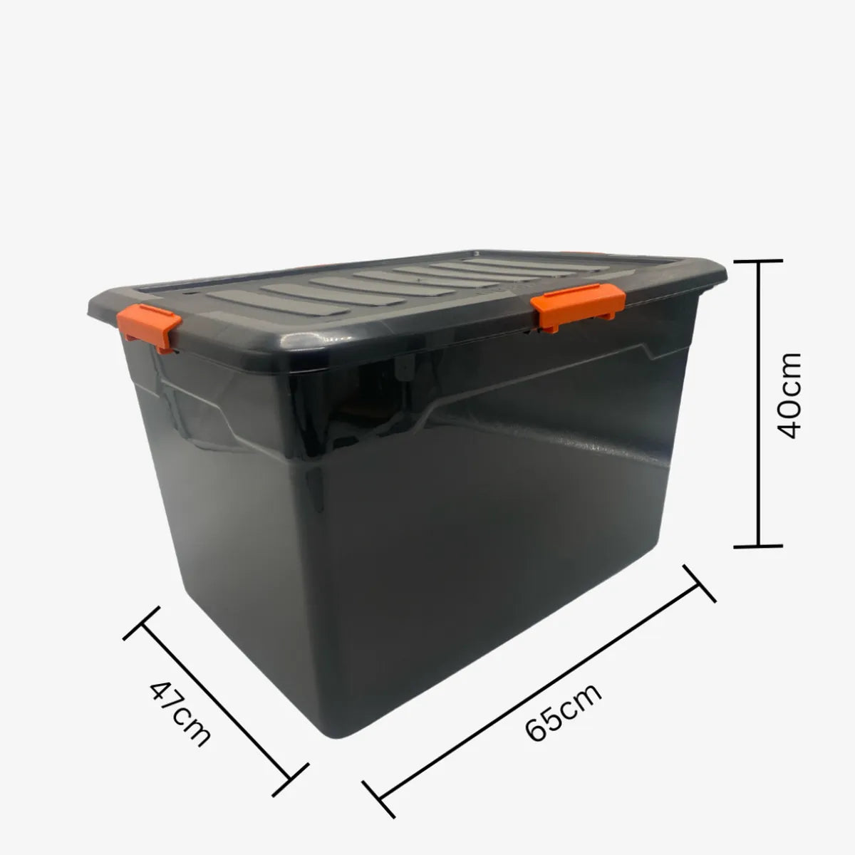 Otima Heavy Duty Storage Box with Lid — 85 Litre