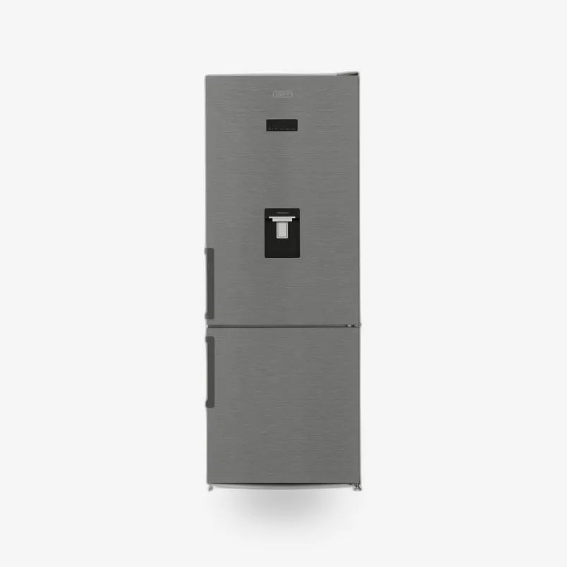 Defy 70cm Fridge/ Freezer Frost Free Naturelight Satin Metallic — DAC705