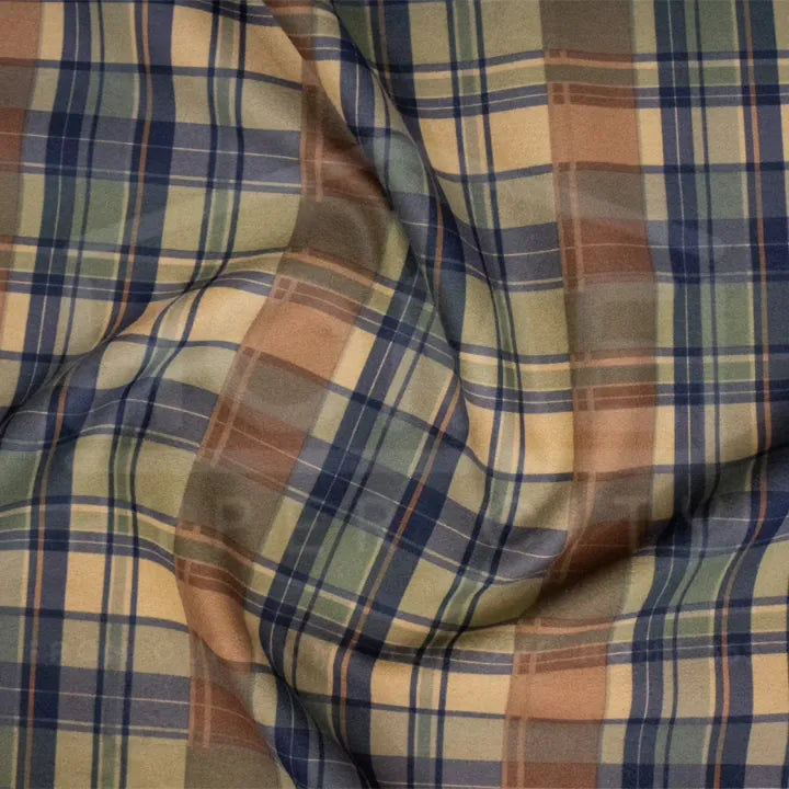 Printed Melton — Checks — 150cm Wide