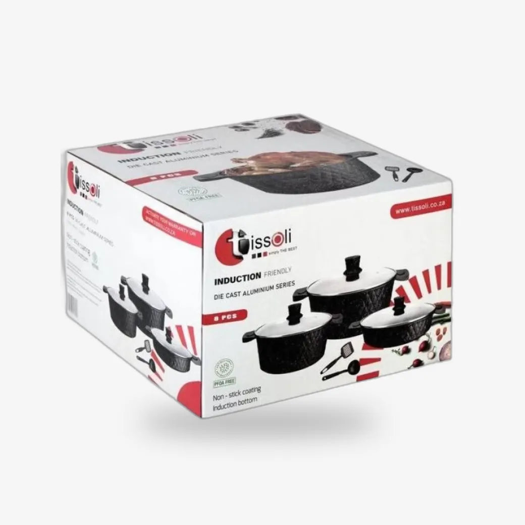 Tissolli Die-Cast Pot Set — 8-Piece