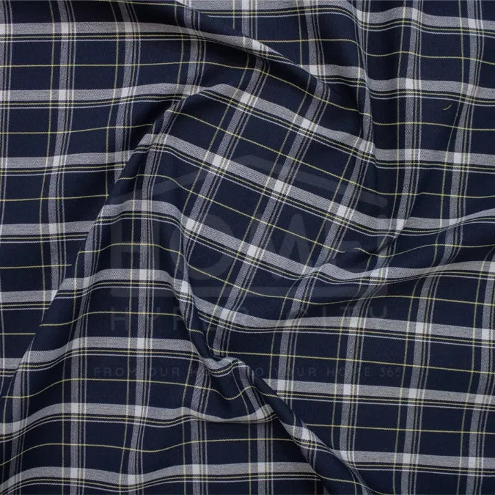 Tartan School Check Fabric — 150cm Wide