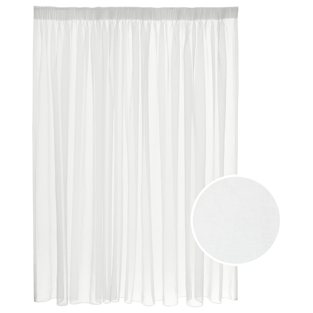 Ready-Made Mystical Voile Curtain — Tape — 5m x 218cm