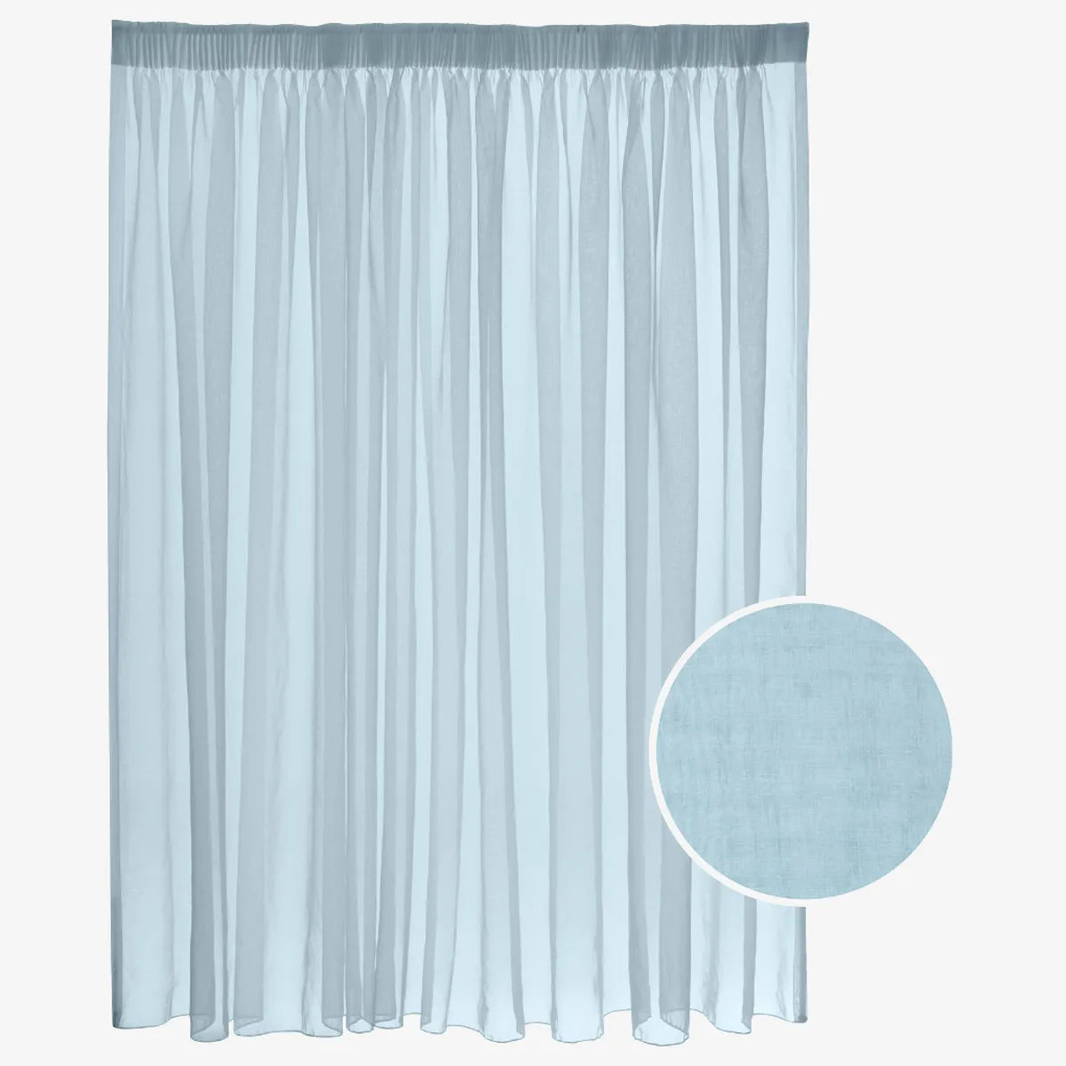 Ready-Made Mystical Voile Curtain — Tape — 5m x 218cm
