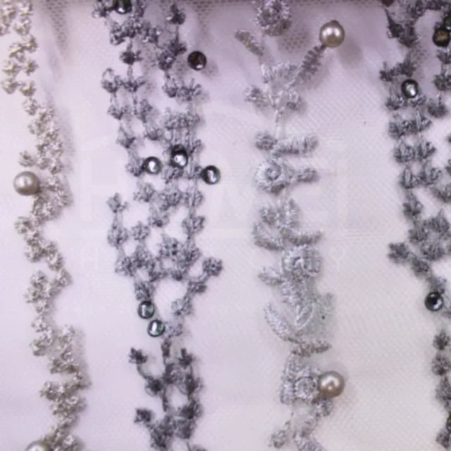 Bridal Embroidered Lace — Design BL9B