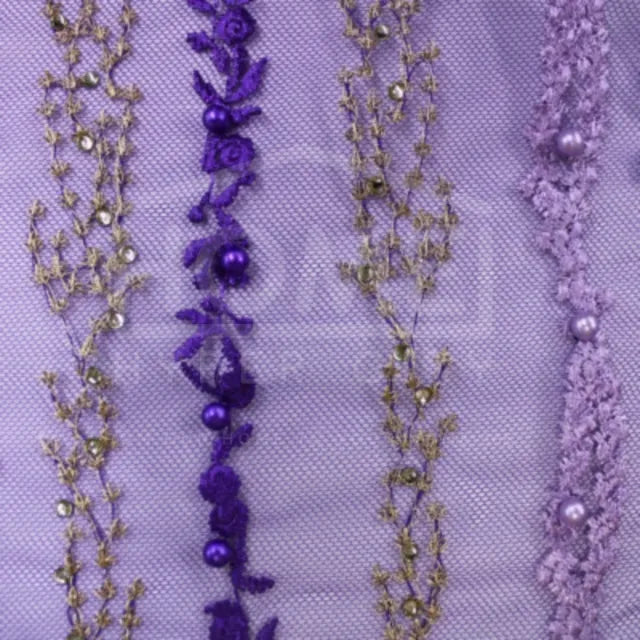 Bridal Embroidered Lace — Design BL9B