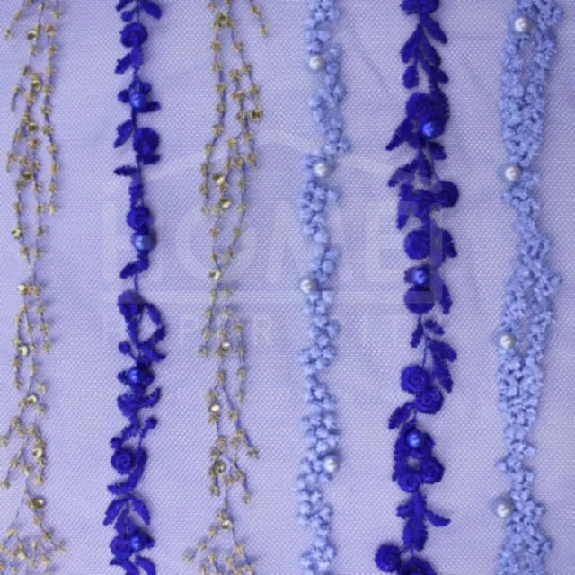 Bridal Embroidered Lace — Design BL9B
