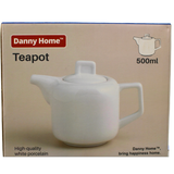 Porcelain Teapot - 500ML - White