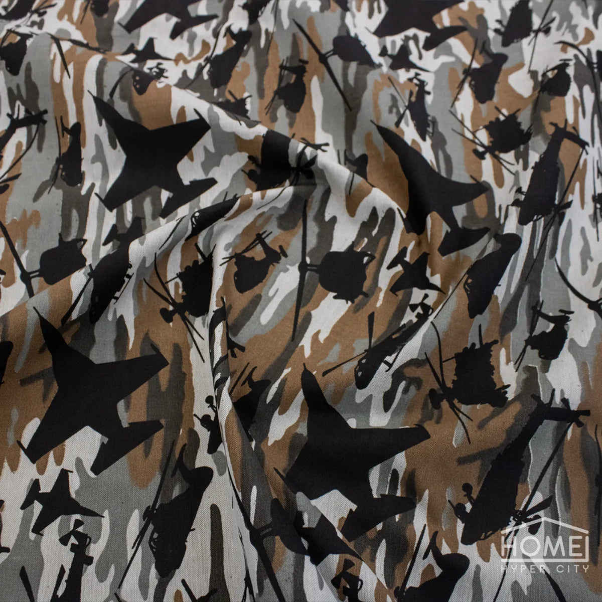 Printed Camouflage Twill Fabric — 150cm Wide