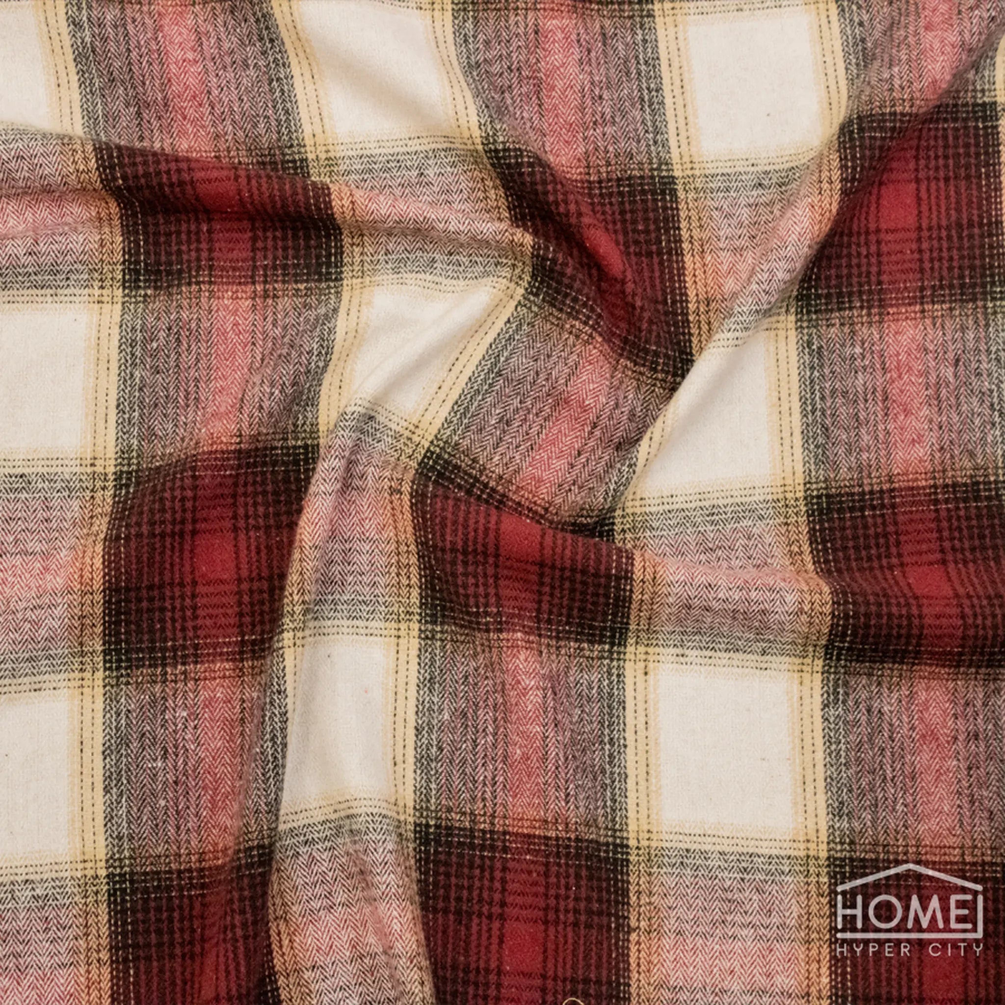 Tweed Winter Check Fabric — 150cm Wide