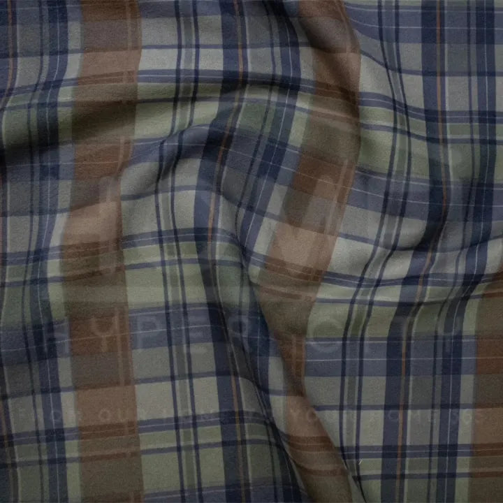 Printed Melton — Checks — 150cm Wide
