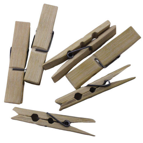 Bamboo Pegs - 20Pc/Bag