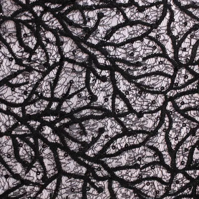 Bridal Embroidered Lace — BL21B — 115cm Wide