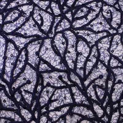 Bridal Embroidered Lace — BL21B — 115cm Wide