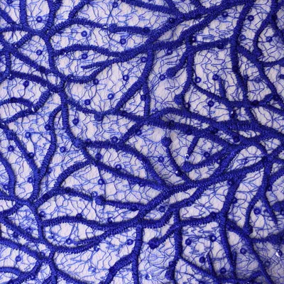 Bridal Embroidered Lace — BL21B — 115cm Wide
