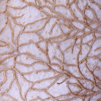 Bridal Embroidered Lace — BL21B — 115cm Wide