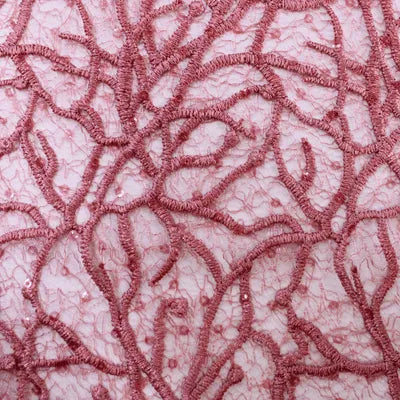 Bridal Embroidered Lace — BL21B — 115cm Wide