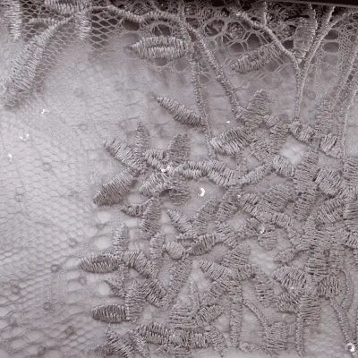 Bridal Embroidered Lace — BL21C — 115cm Wide