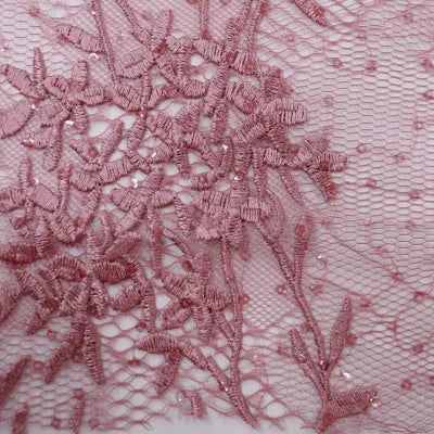 Bridal Embroidered Lace — BL21C — 115cm Wide