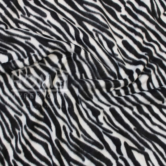 Polar Fleece Animal Print - Cheetah/Leopard/Zebra Design - 150CM