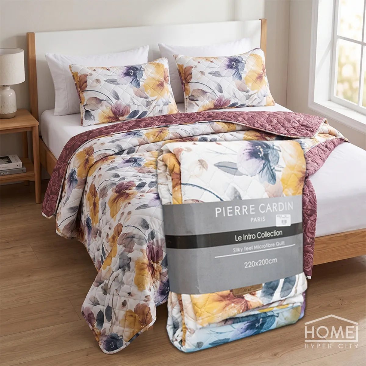 Pierre Cardin Le Intro Quilt Set — Paris — 220 x 200cm