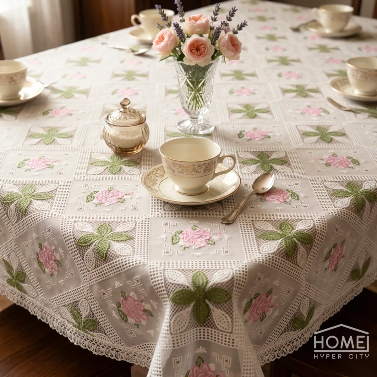 PVC Lace Tabling — 150cm Wide