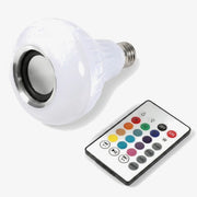 Hello Today -  12W LED Light Bulb with Built-In Bluetooth Speaker — RGB & 6000K Cool White — HD-BLC12W