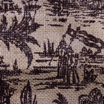 Printed Super Fine Hessian — 130cm Wide