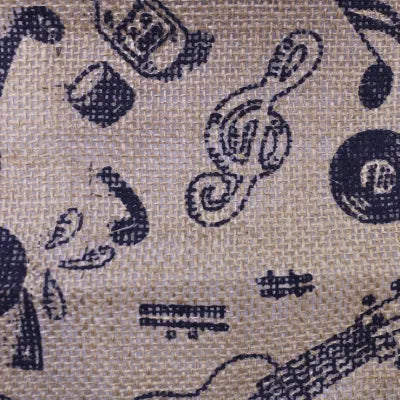 Printed Super Fine Hessian — 130cm Wide