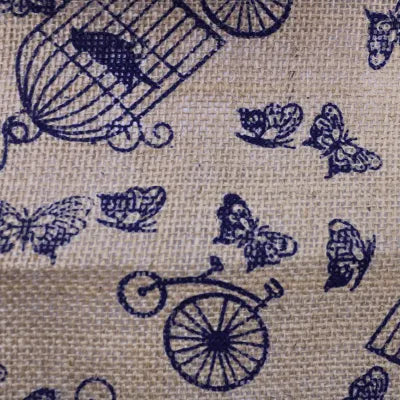 Printed Super Fine Hessian — 130cm Wide