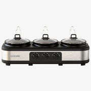 Goldair Triple Pot Slow Cooker & Buffet Warmer — 3 x 2.5L — GSC-325