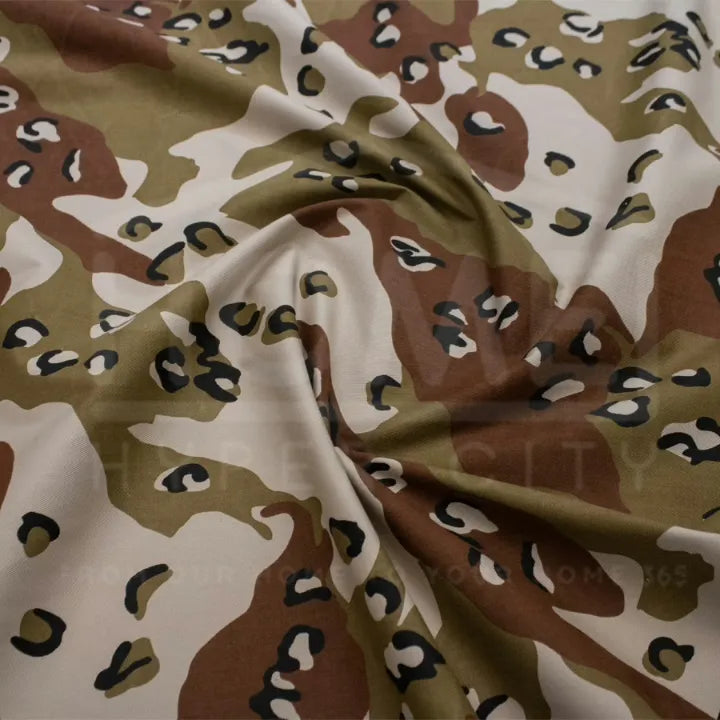 320D Camo Printed Canvas — 150cm Wide