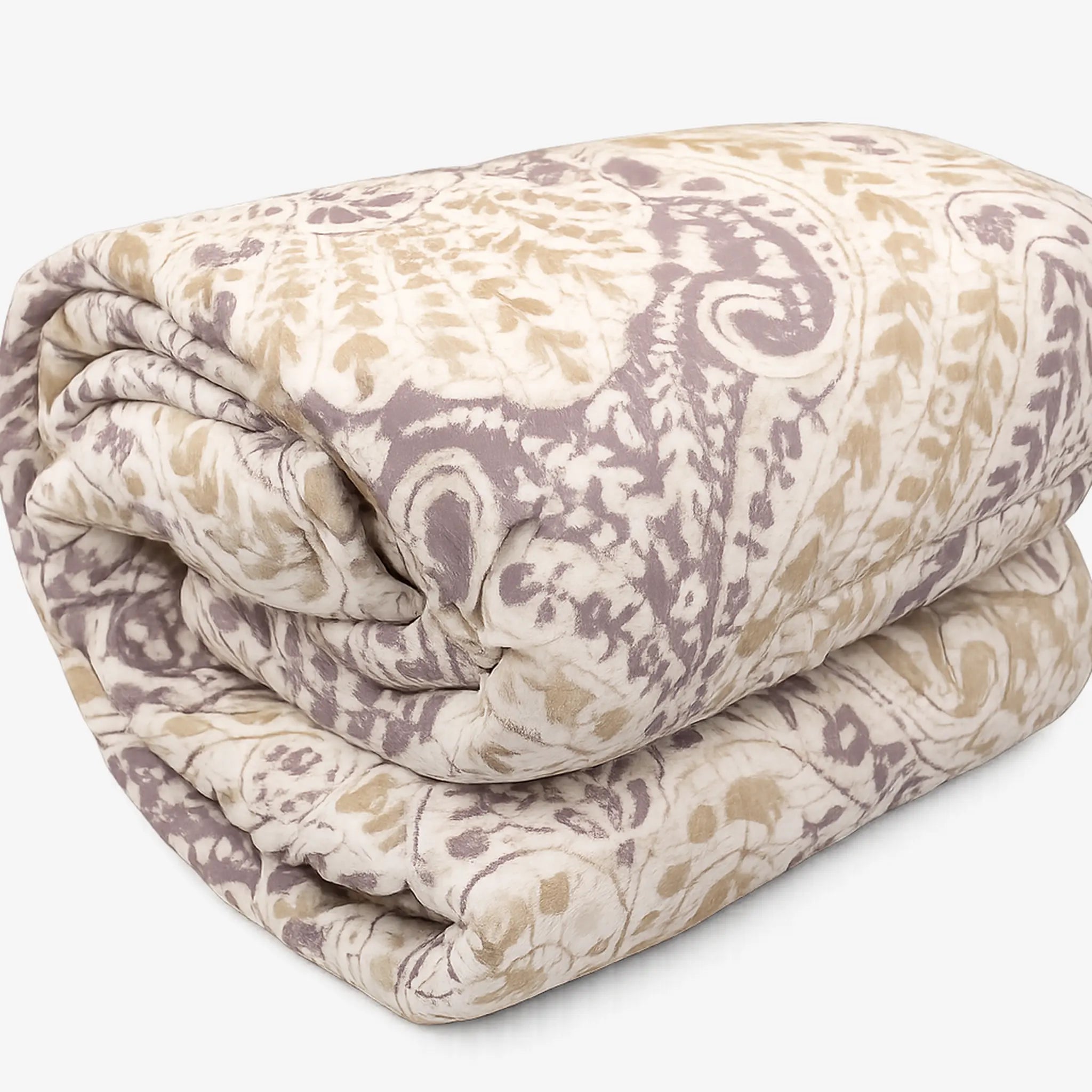 Floral & Patterned Quilted Comforter Set — Includes 2 Pillowcases