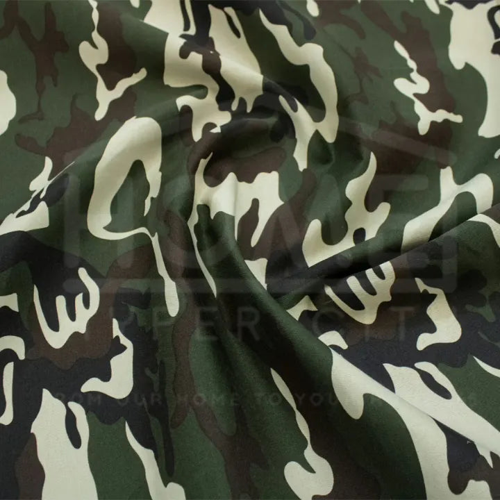 320D Camo Printed Canvas — 150cm Wide
