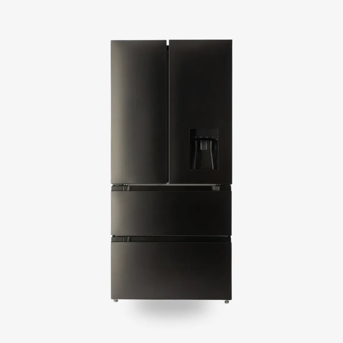 Defy 83cm French Door Black Brushed Metal Finish — DFF440