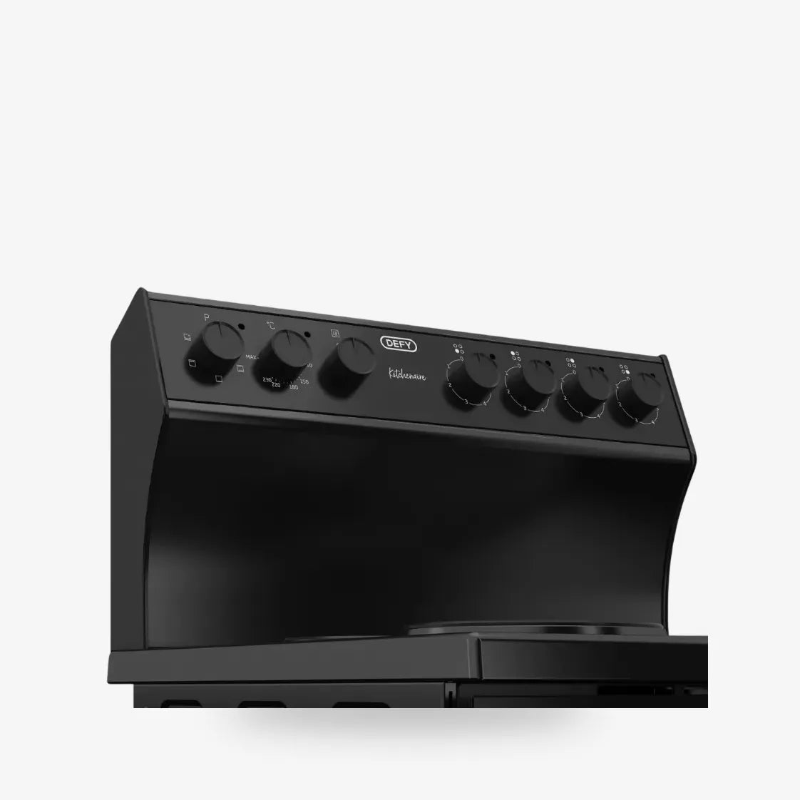 Defy 60cm Electric Freestanding Stove Black RC — DSS694