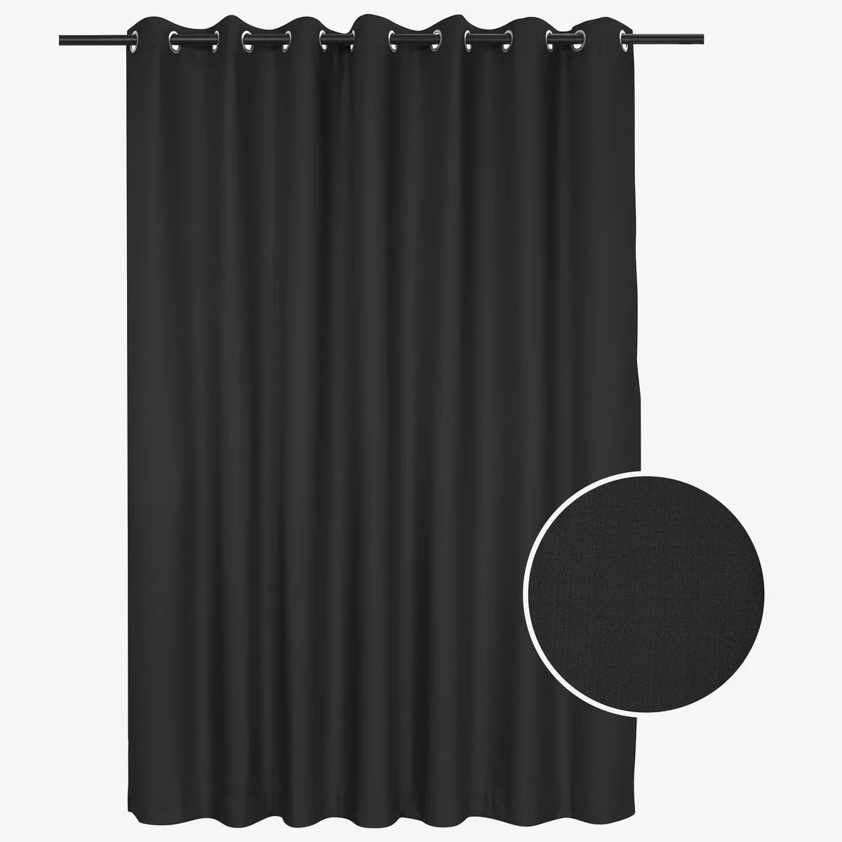 Ready Made Lined Eyelet Curtain — DSN 409 — 230 x 223cm